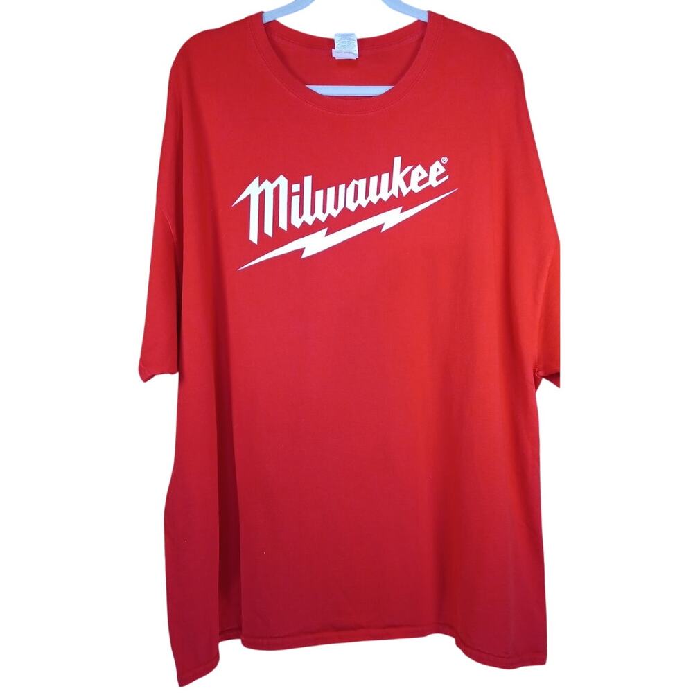 Milwaukee M12 Size Matters Red Graphic Workwear T-Shirt Mens 3XL Big & Tall